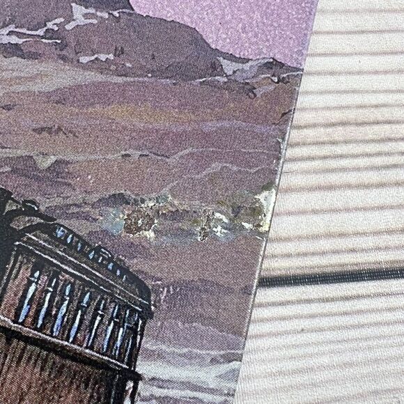 VTG Ted Blaylock Lithograph Steel Metal Sign #82 Rolling Thru Locomotive Train - Picture 13 of 15